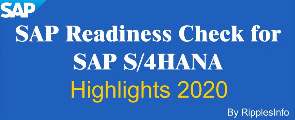 SAP S4 HANA Highlights 2021